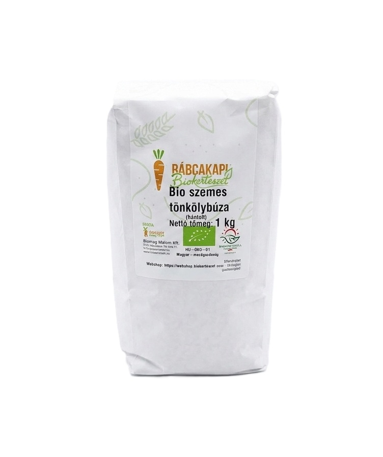Bio szemes tönkölybúza (1 kg)